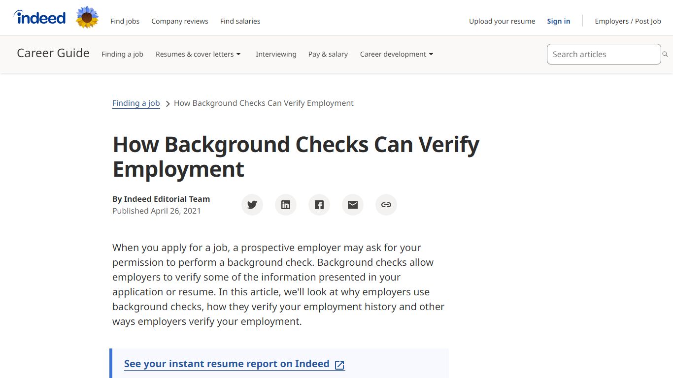 How Background Checks Can Verify Employment | Indeed.com